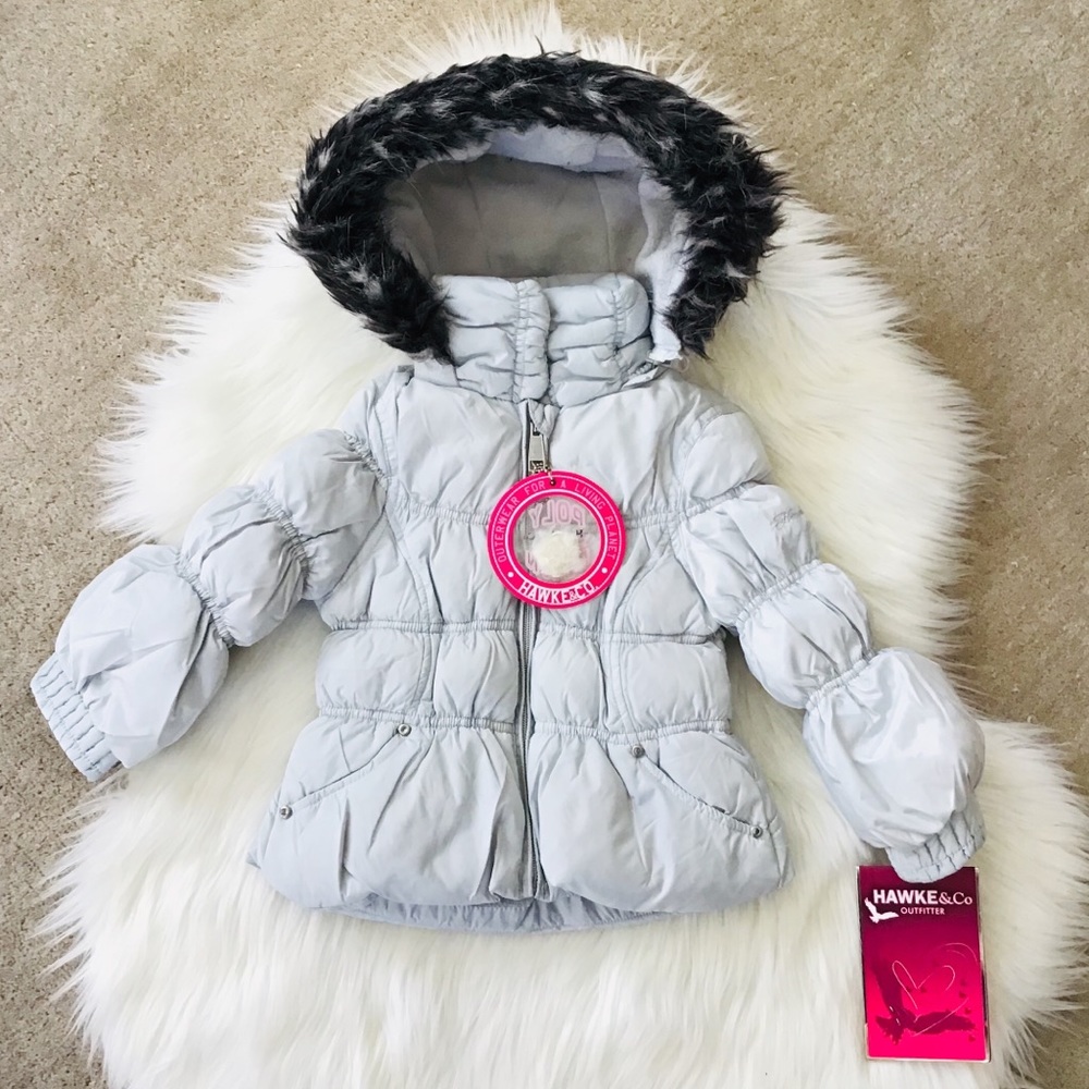 HAWKE & CO Little Girl Puffer Jacket